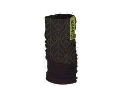Sinner Fleece Bandana Leaves Geo Black/green
