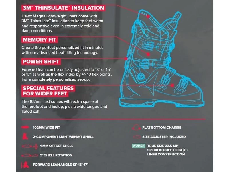 Atomic Heren Skischoen Hawx Magna 80 4 Atomic Heren Skischoen Hawx Magna 80 - Afbeelding 2