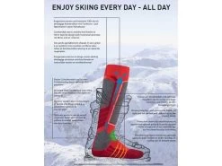 Falke Heren Ski-sok SK2 Asphalt -Skiuitrustings Winkel falke heren ski sok sk2 asphalt 16522 3010 2