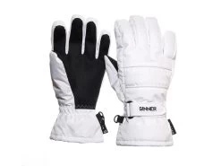 Sinner Dames Ski Handschoen Vertana White